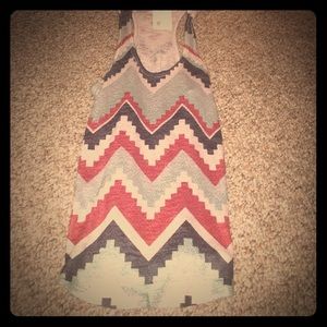 Boutique knitted polyester and spandex tank