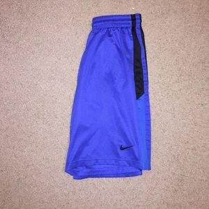 Blue Nike Dri-fit shorts