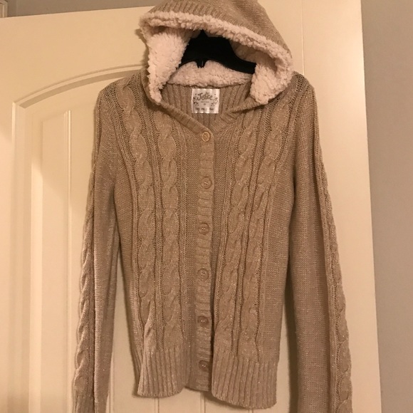 Justice Tan hooded sweater