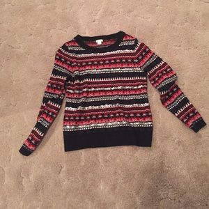 J.Crew Fair Isle Sweater- SM- Excellent condition!