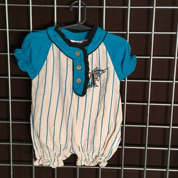 Florida Marlins baby romper