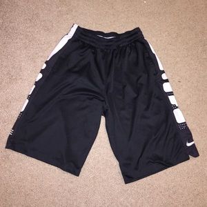 Black Dri-fit Nike Elite shorts