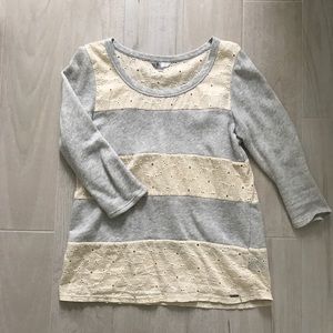 Volcom eyelet detail sweatshirt