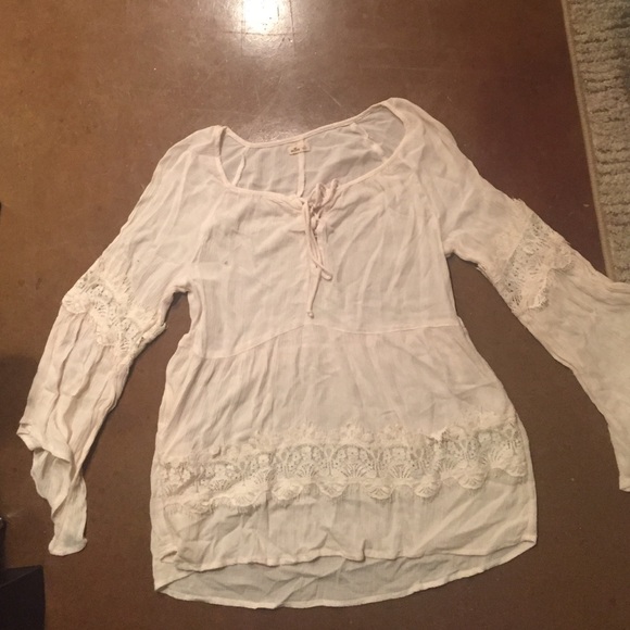 Cream Peasant Tunic