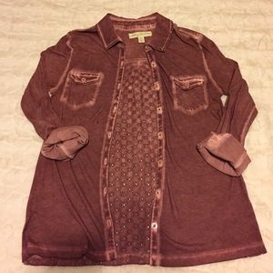 Staring at Stars Button Down