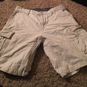White Nautica cargo shorts