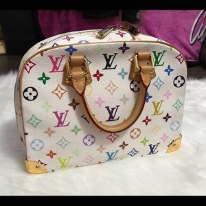 Louis Vuitton multicolor Trouville handbag Tote