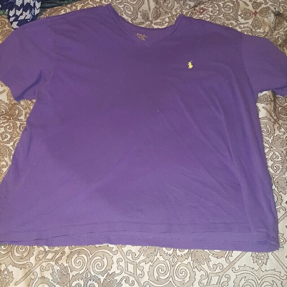 Purple Ralph Lauren Men's Shirt