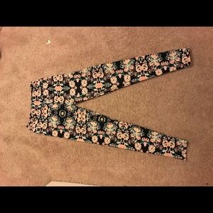 OS floral LulaRoe leggings