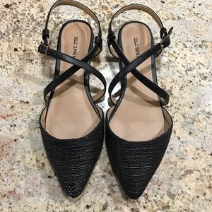 Black D'orsay Flats