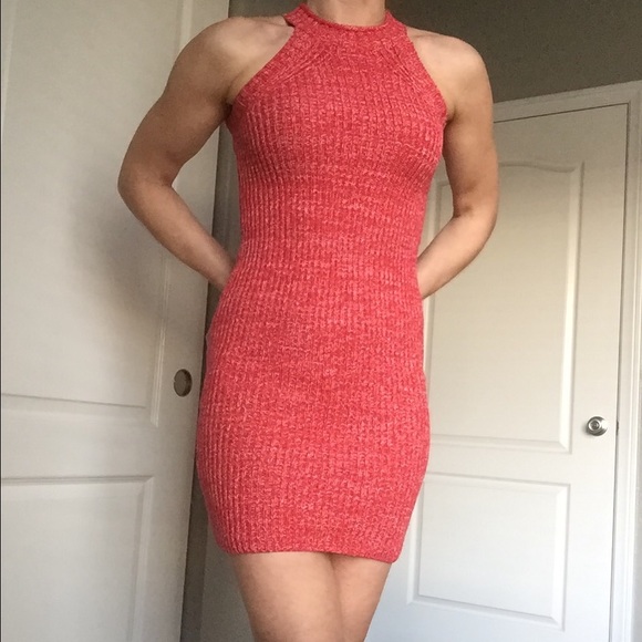 Stretch knit sweater dress - Picture 3 of 4