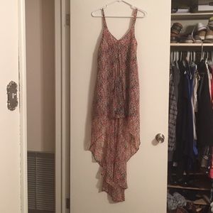 NWT floral high low dress