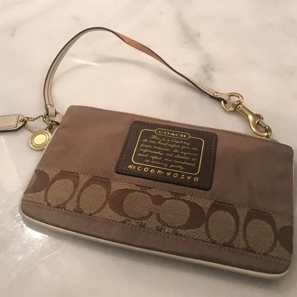 Coach wristlet