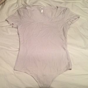 Off-white American Apparel Bodysuit