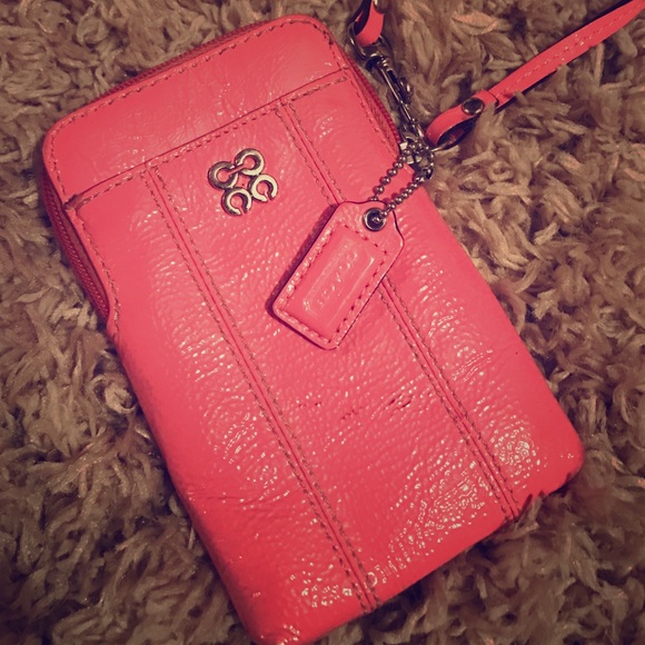 Pink Coach Tech Case