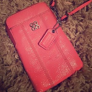 Pink Coach Tech Case