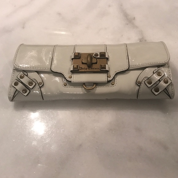 Juicy Couture White Patent Elongate NWT