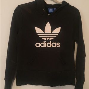 Adidas Hooded Sweat Shirt **stained**