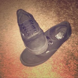 Vans all black size 7