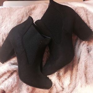 Black Booties Size 7.5 NWB