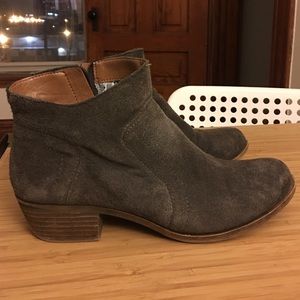 Lucky brand brolley bootie - grey size 10