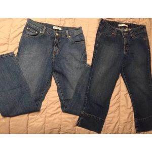 Women's Levis 2 Pr. Lot 515 Jeans- 515 Capris