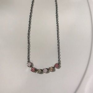 Sabika six stone necklace