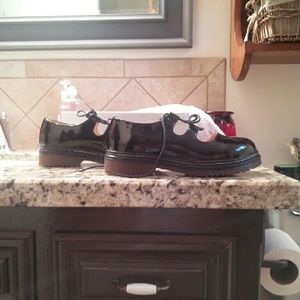 Lace up cleated ballet shoes