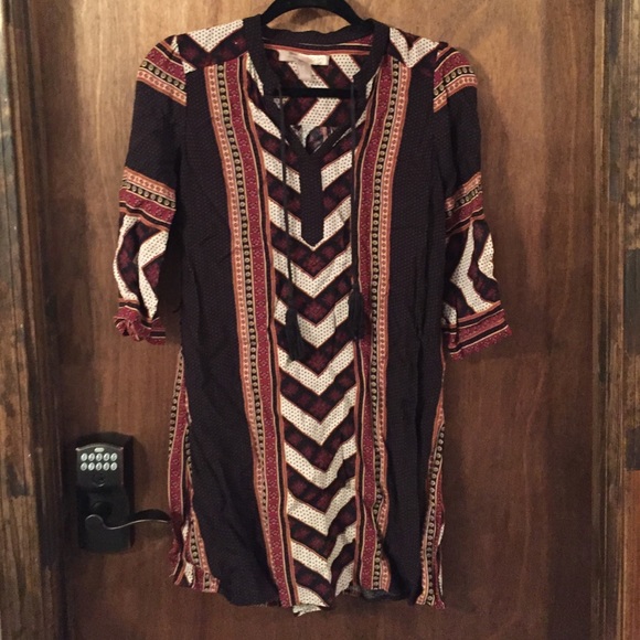 Tribal print dress from forever 21 size XS