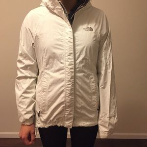 Egg shell windbreaker North Face
