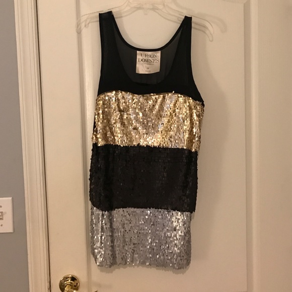 Urban Outfitters Sparkle party tank dress