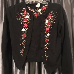 Cozy Lucky Brand button up sweater