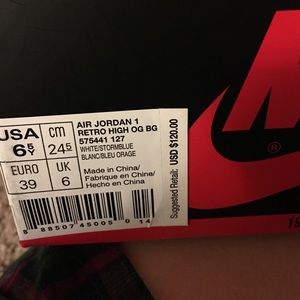 Air Jordan one never worn for sale 140