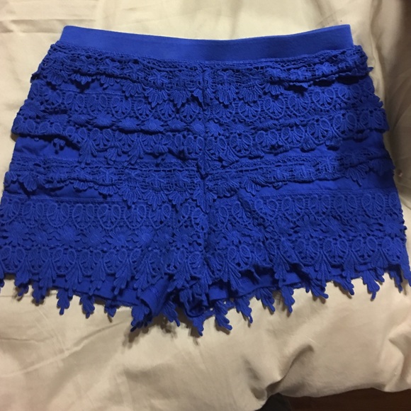 crocheted shorts