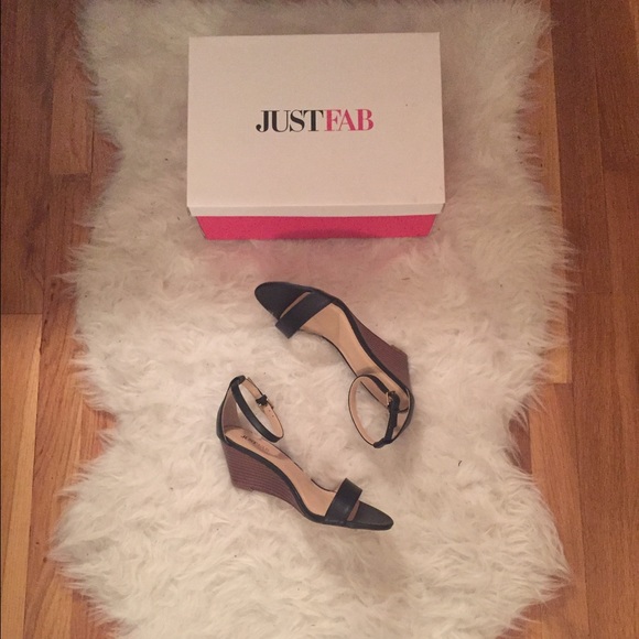 Brand new JustFab wedge sandals!