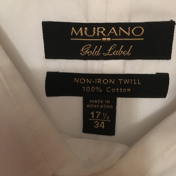 Murano Shirts - Men's White Dress Shirt Murano Shirts - Men's White Dress Shirt