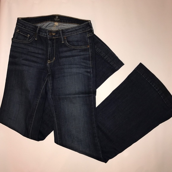 Just Black dark wash flare jeans