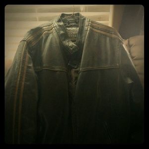 Mens XL Leather coat