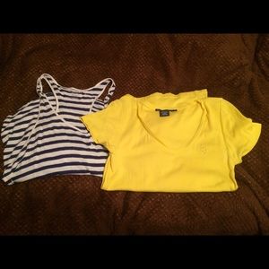 Ralph Lauren Polo and an Old Navy razor back tank
