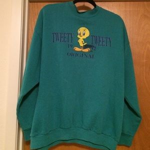 Looney toones tweety bird sweatshirt