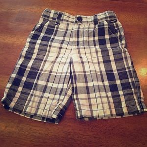 Boys Tony Hawk shorts plaid