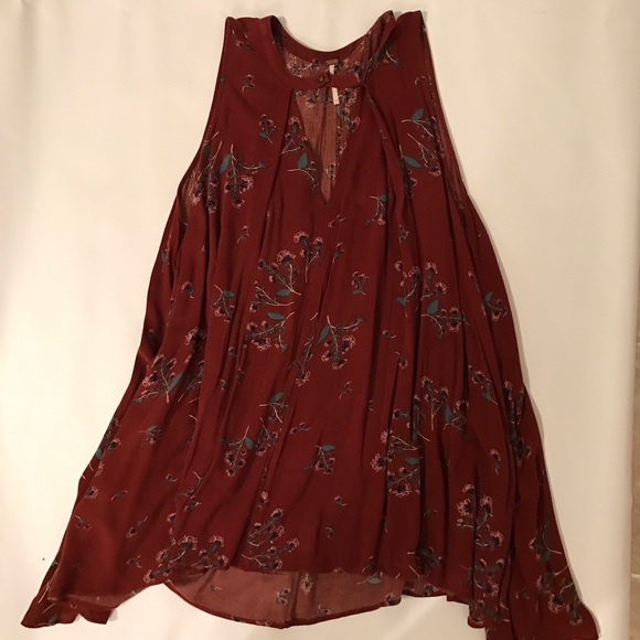 Free People floral tunic