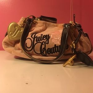 Pink juicy couture bag with matching wallet