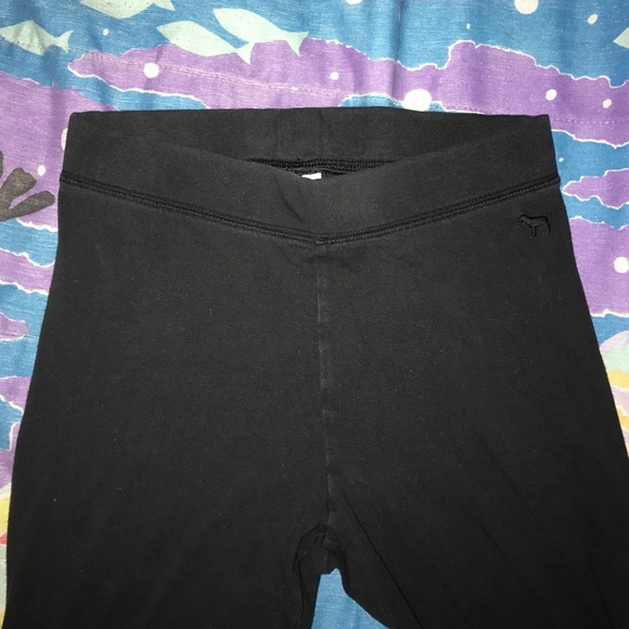 PINK  black leggings