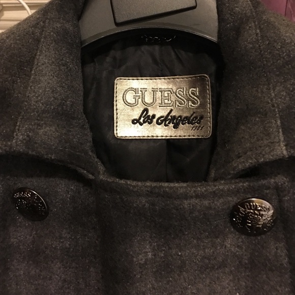 Gray guess coat - Picture 3 of 4