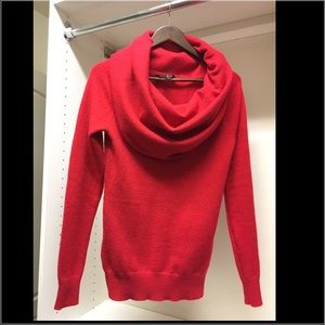 BCBG MaxAzria "Love" cowl neck sweater