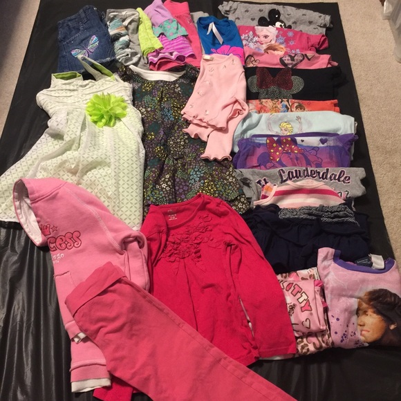 Shirts & Tops Bundle Of Size 5 Girls Clothes 26 Items Poshmark