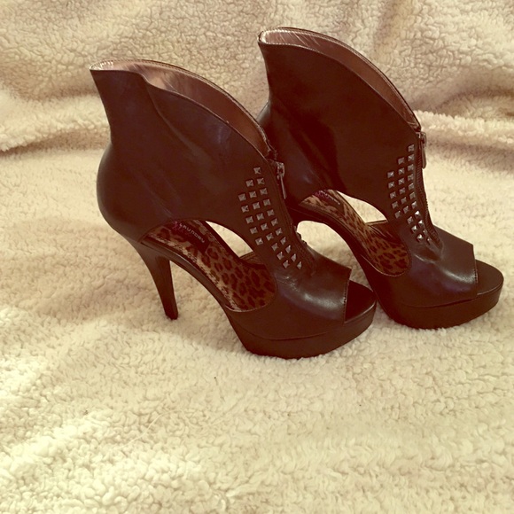 Chinese Laundry high heeled booties.