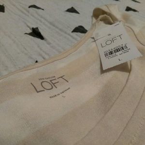 Ann Taylor Loft Lightweight 3/4 sleeve shirt NWT