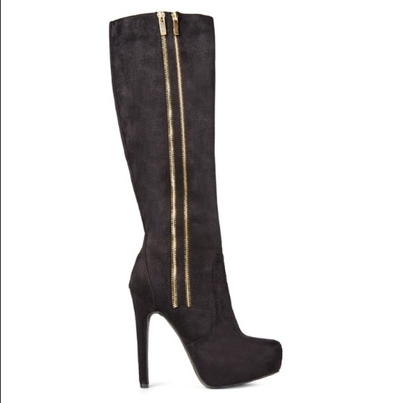 Black Suede Boots
